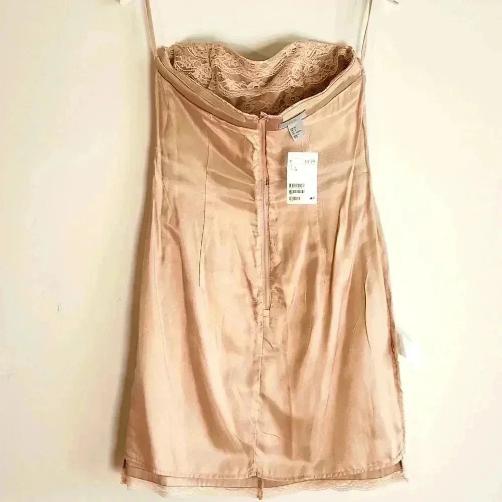 H&M STRAPLESS COCKTAIL DRESS - Picture 3 of 3